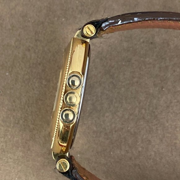 Vintage Lassale Gold Plated Quartz Roman Numeral Dress Watch - Picture 3 of 9